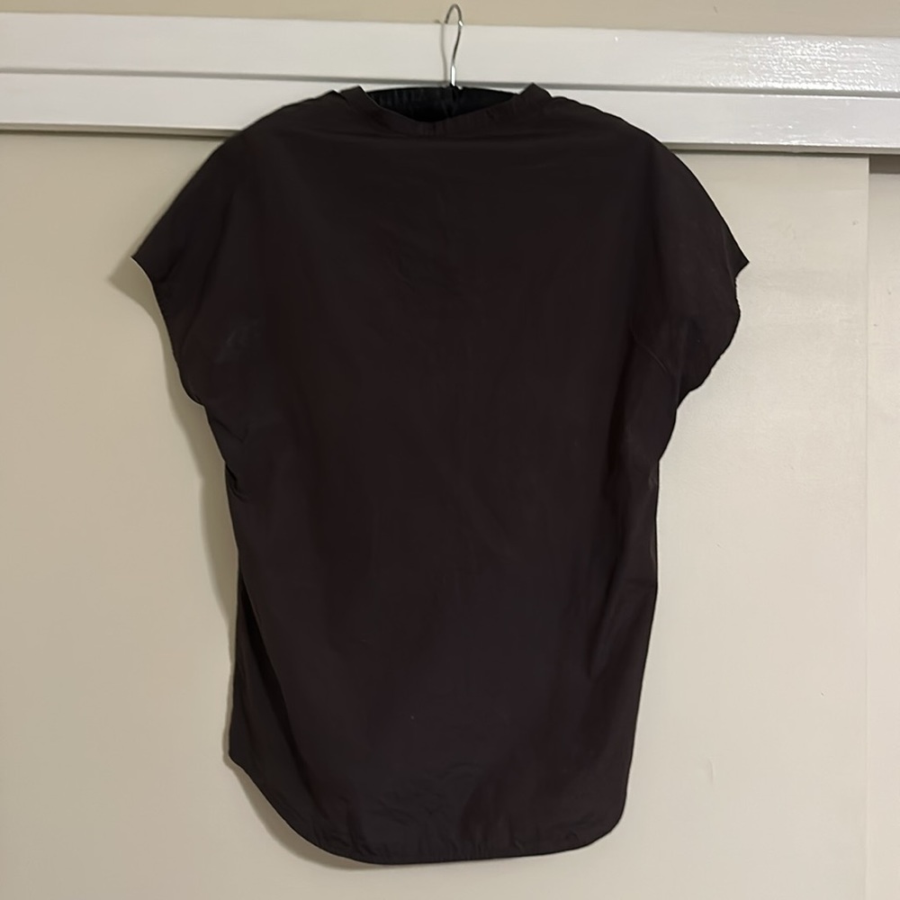 Vince Button Down Small Black Blouse. Euc - image 5